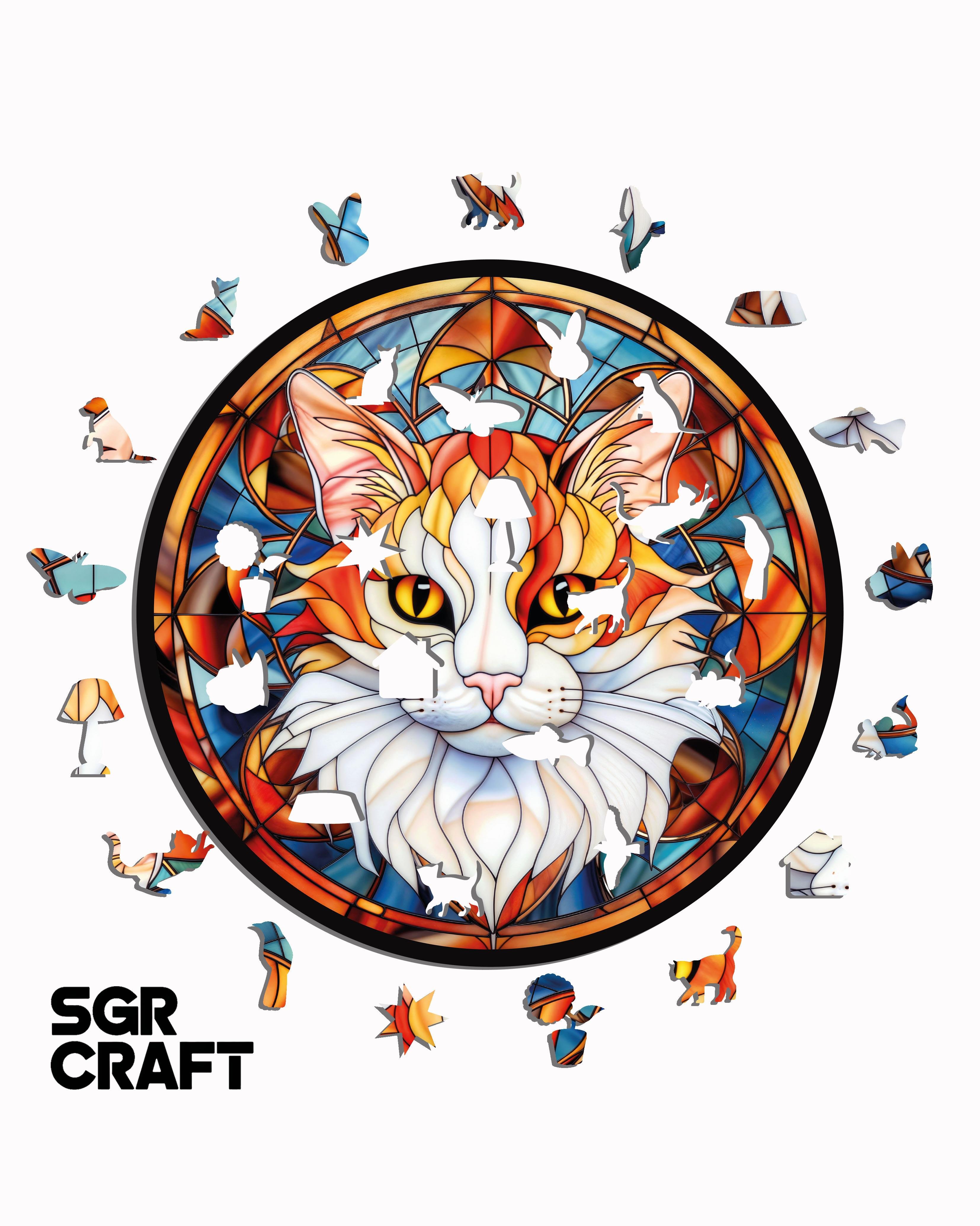 Ateşin Bakışı Ahşap Puzzle