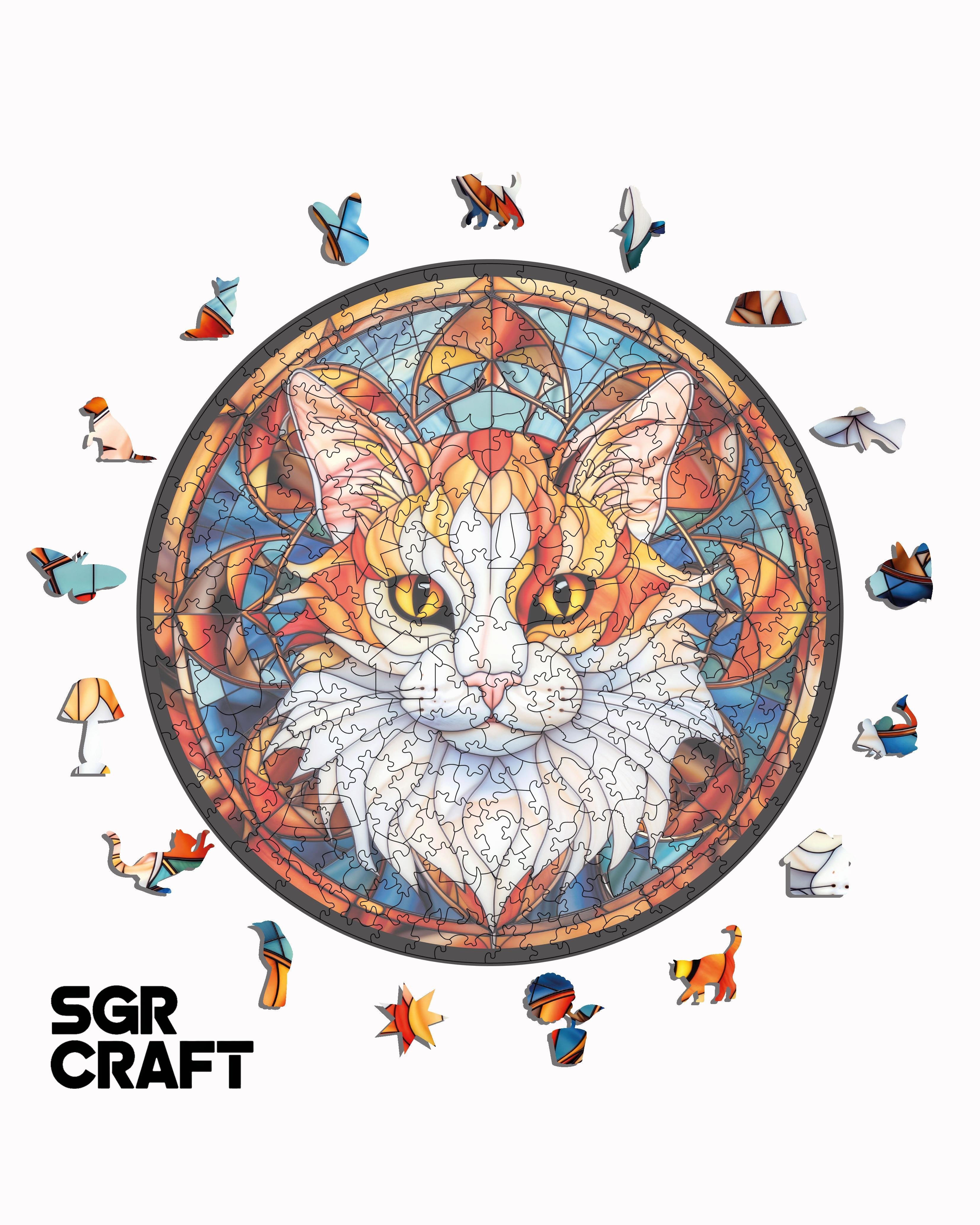 Ateşin Bakışı Ahşap Puzzle