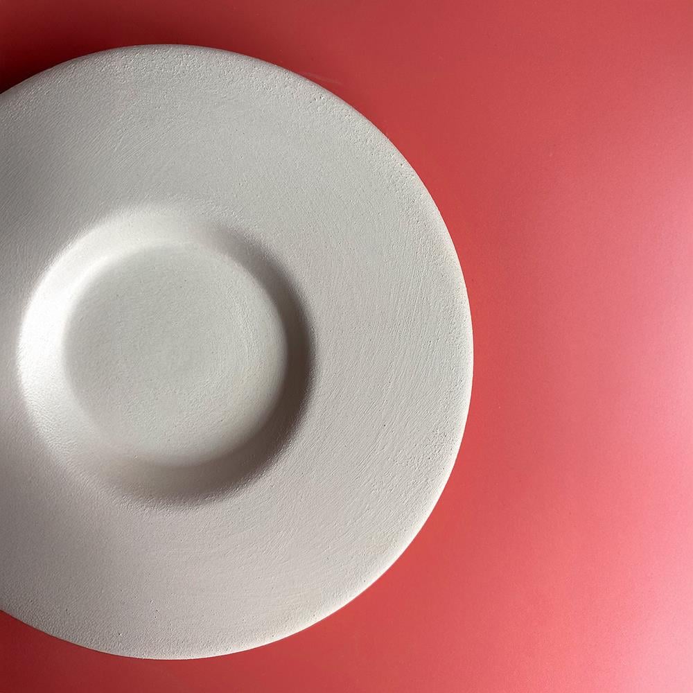 14 Cm Fincan Tabağı - Seramik Bisküvi
