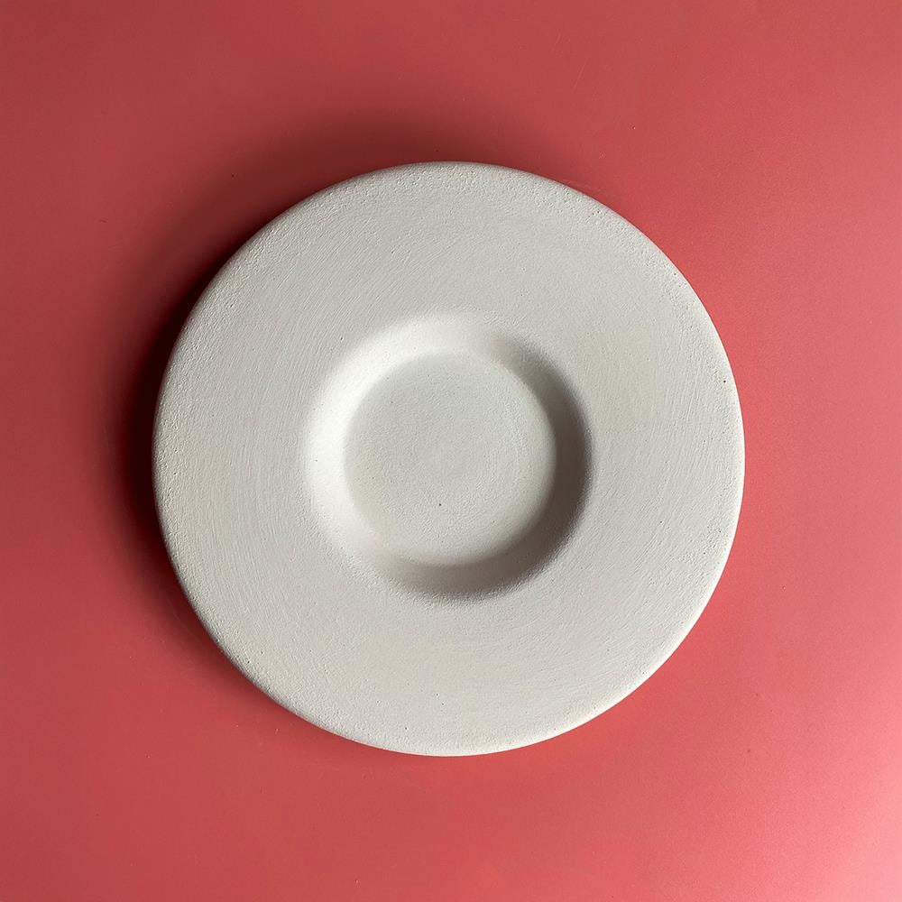14 Cm Fincan Tabağı - Seramik Bisküvi