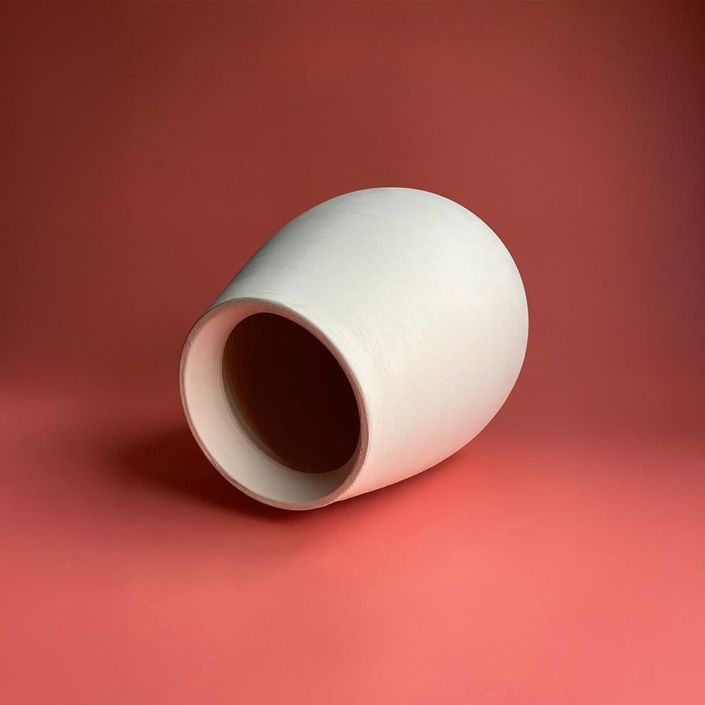 Abajur Seramik Bisküvi - Model 2