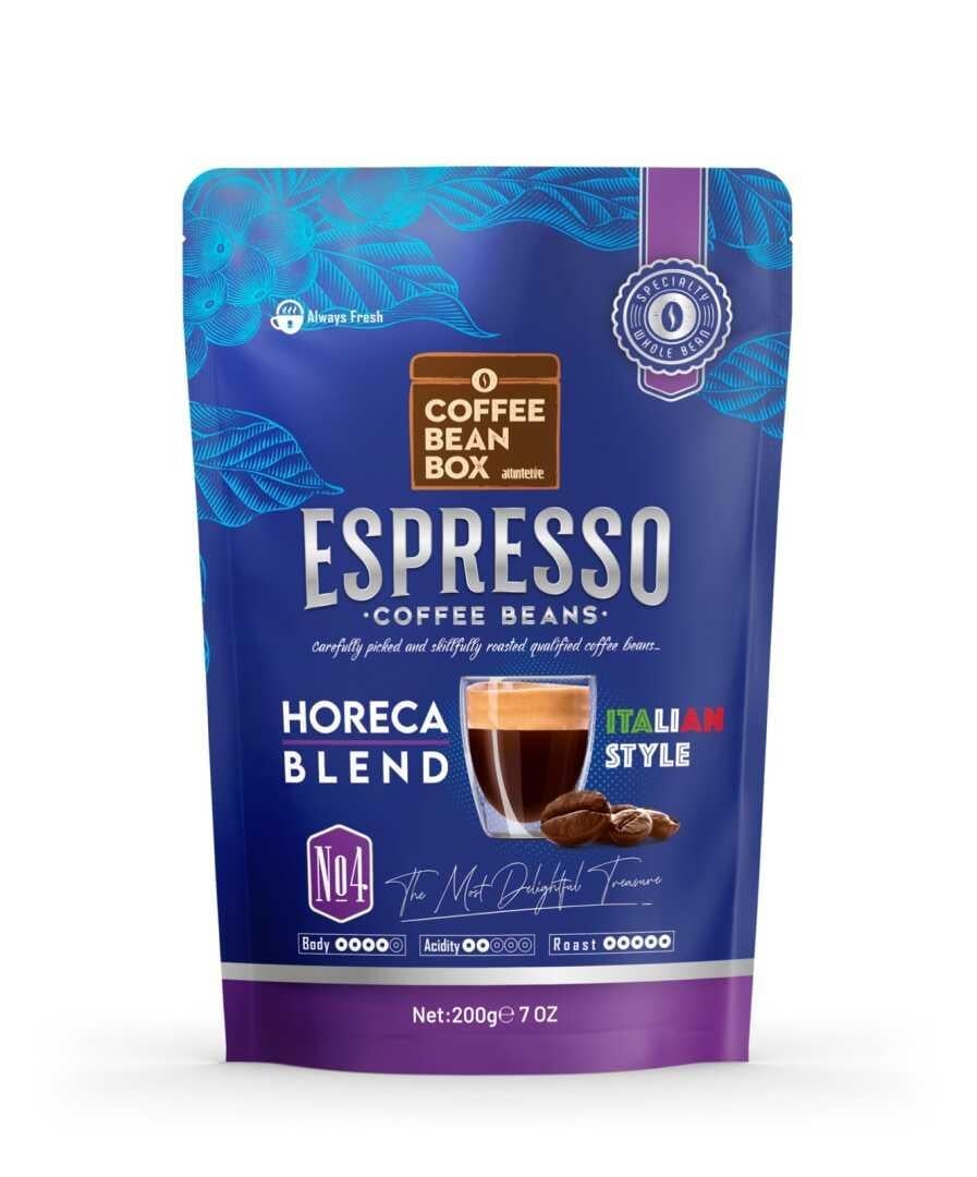Horeca Blend Espresso Çekirdek Kahve 200 Gr