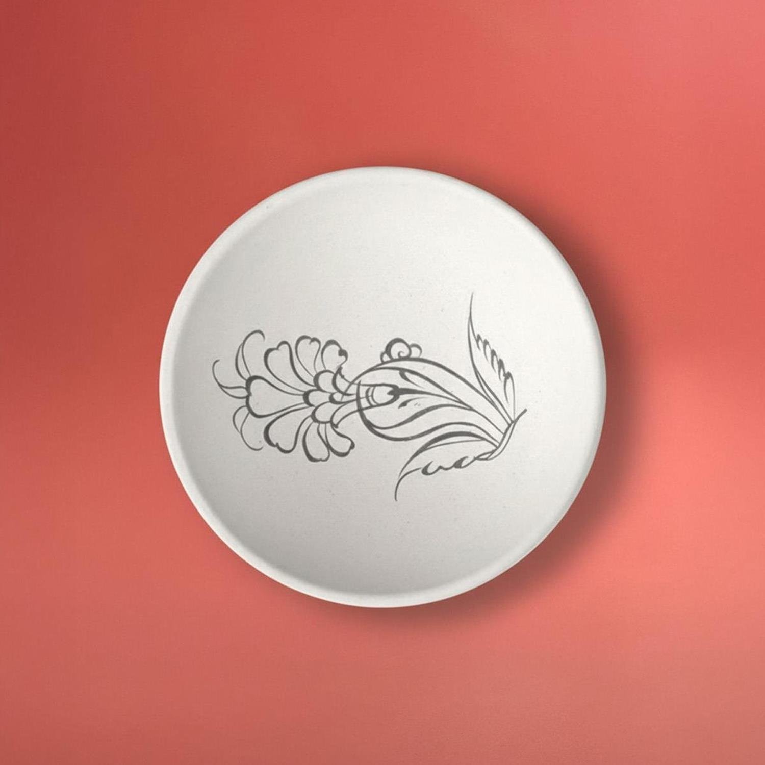 Kase 10 Cm - Kontürlü Desenli