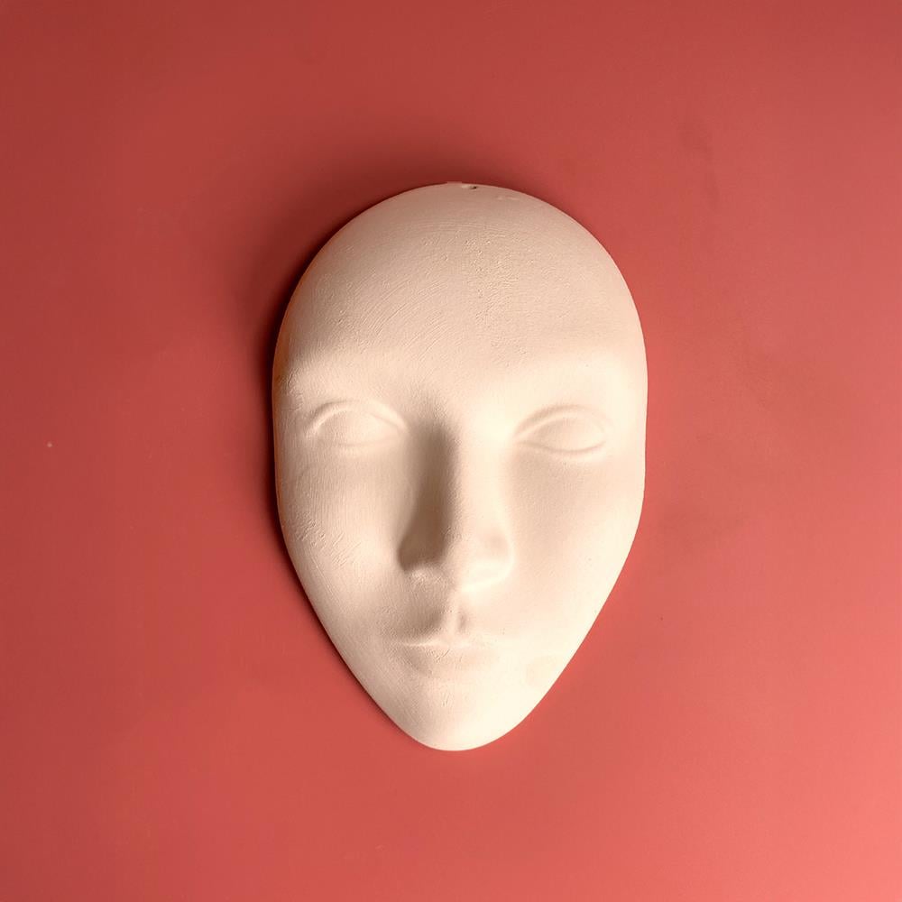 Maske Seramik Bisküvi