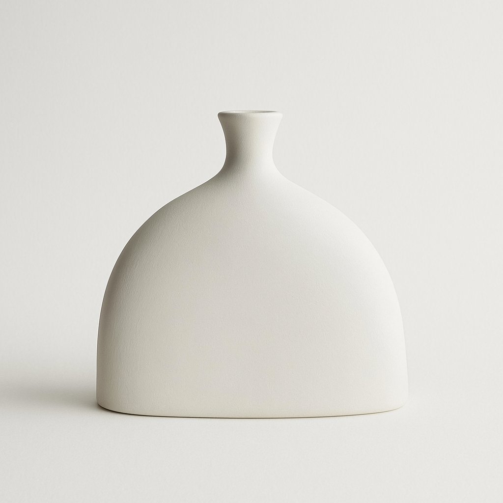 Nordic Vazo Seramik Bisküvi