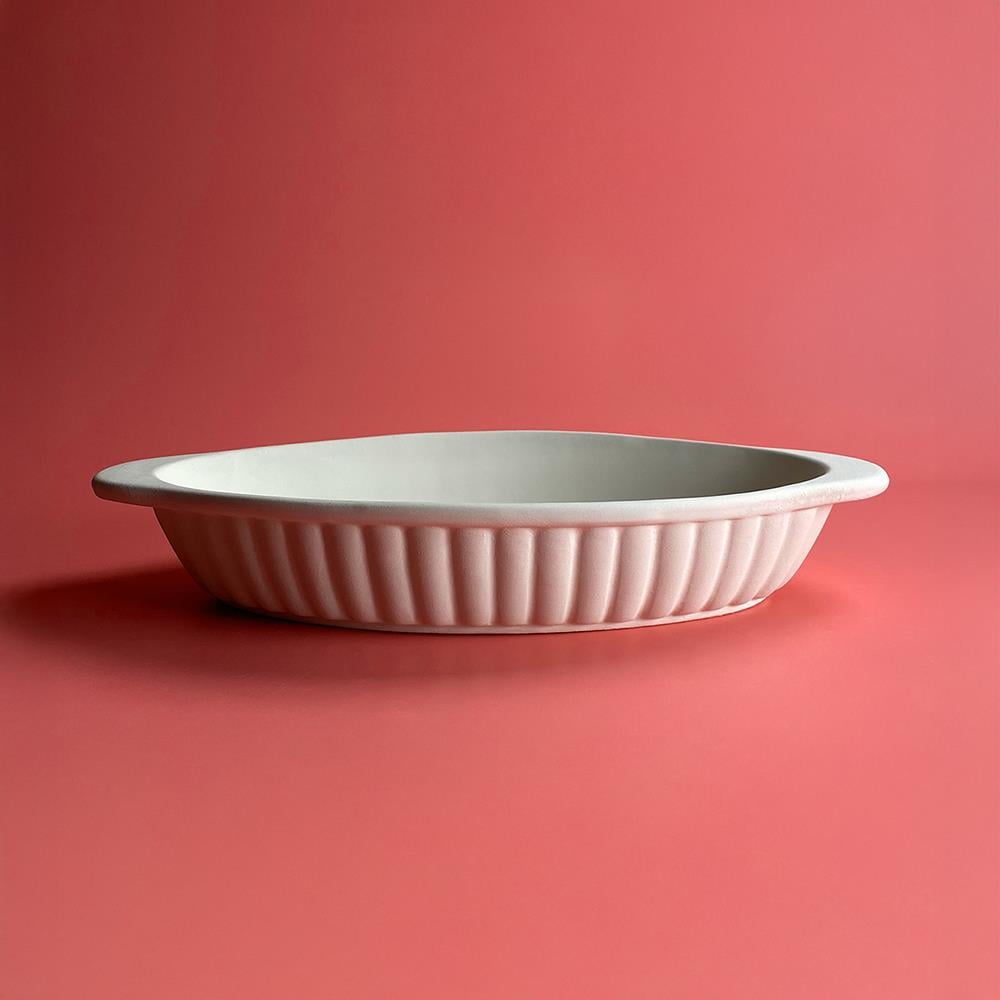 Oval Fırın Kabı - Seramik Bisküvi
