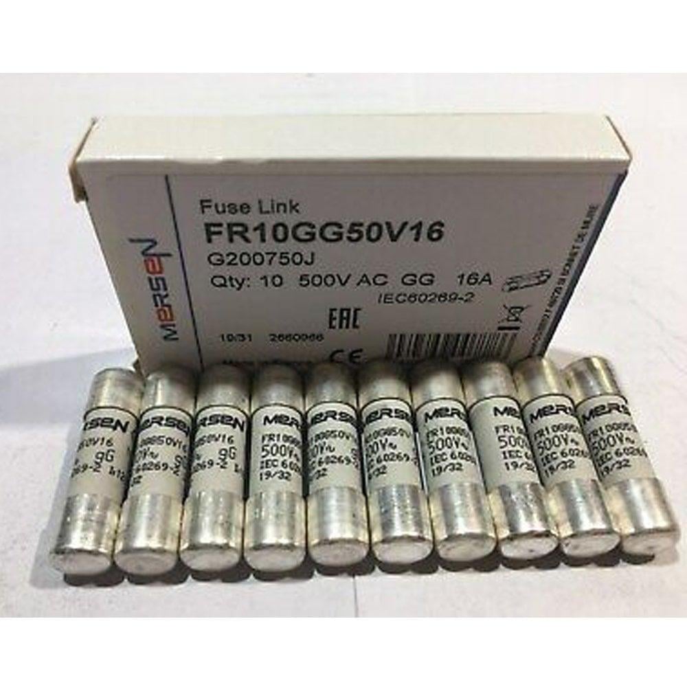 16A Sigorta FR10GG50V16 - 10 Adet