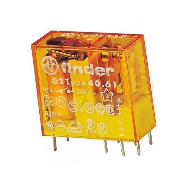 230v Ac Tek Kontak 16 A Pcb Röle 40.61.8.230 Finder