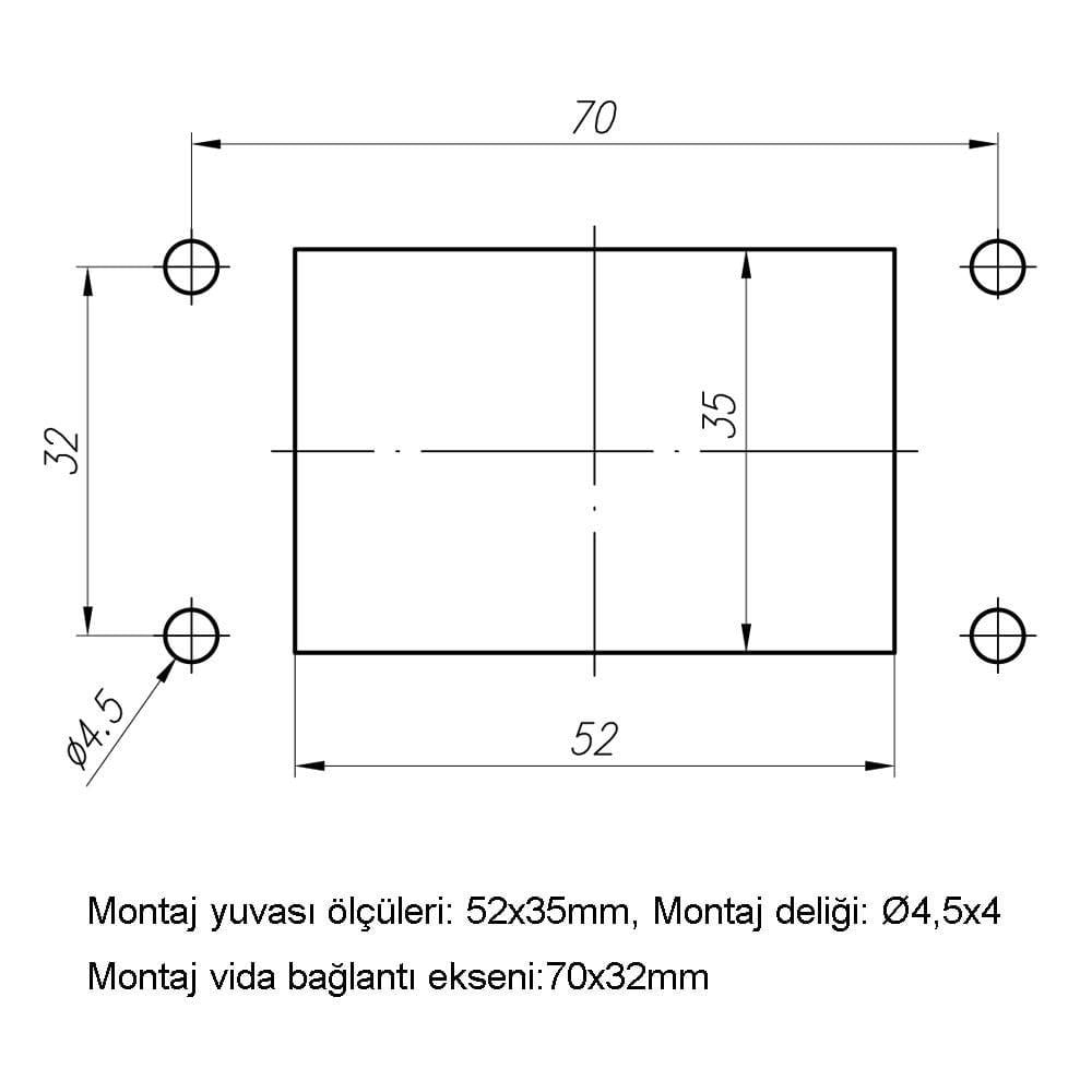 6x16A  Alüminyum Gövdeli Metal Mandallı Makine Fişi - Mete Enerji - 403091S