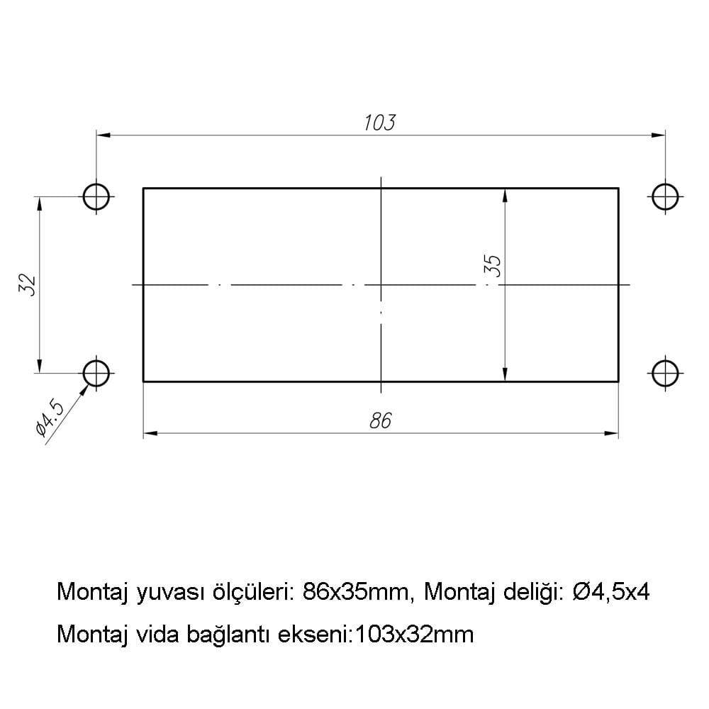 6x35A. Çoklu Makine Prizi Metal Mandallı Mete Enerji - 403100S