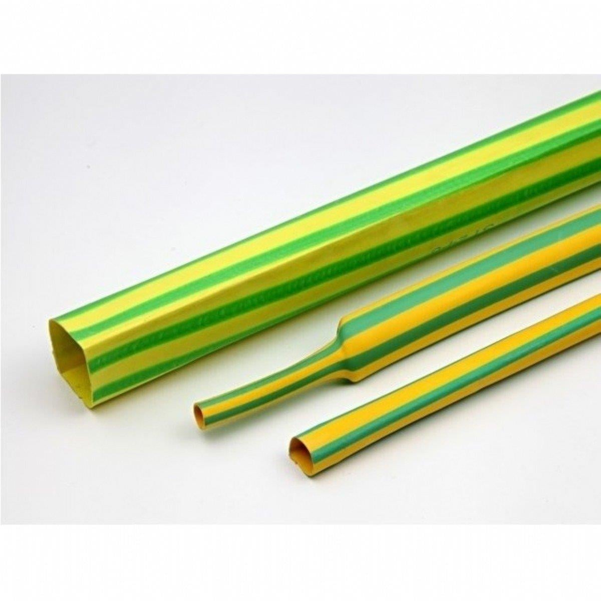 Gwest Sarı Yeşil Isı ile Daralan Makaron 32 mm 50 mt.