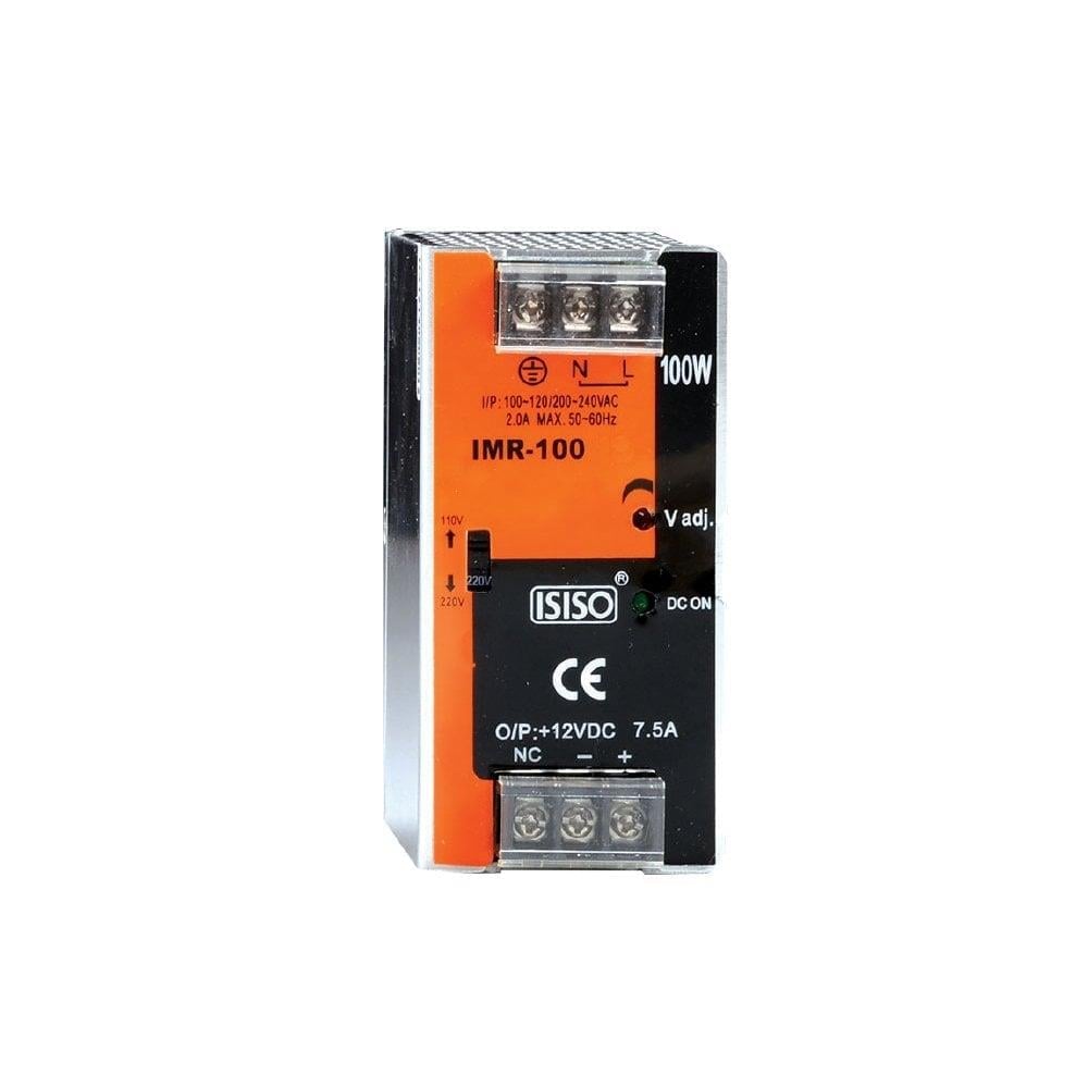 ISISO 100w 24v DC 4.2a Mini Göstergeli Raya Montajlı Güç Kaynağı