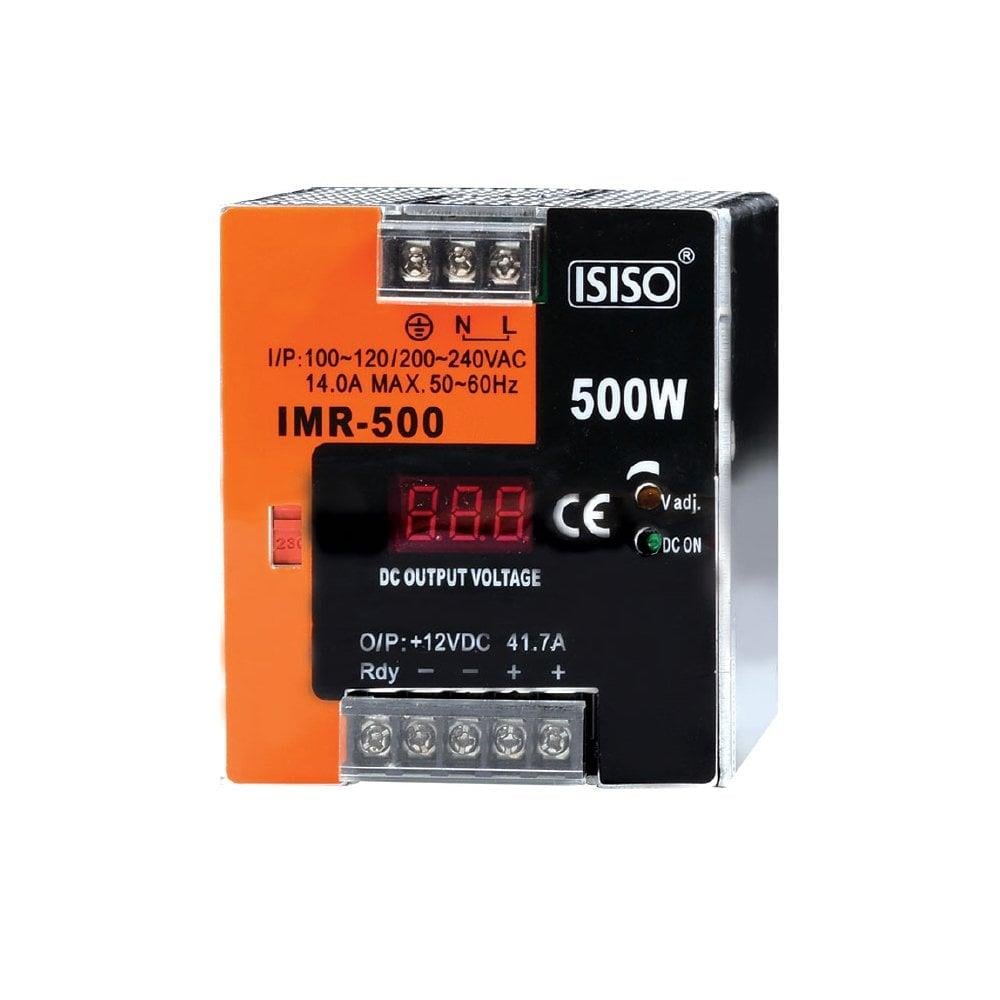 ISISO 500w 24v DC 20.8a Mini Göstergeli Raya Montajlı Güç Kaynağı
