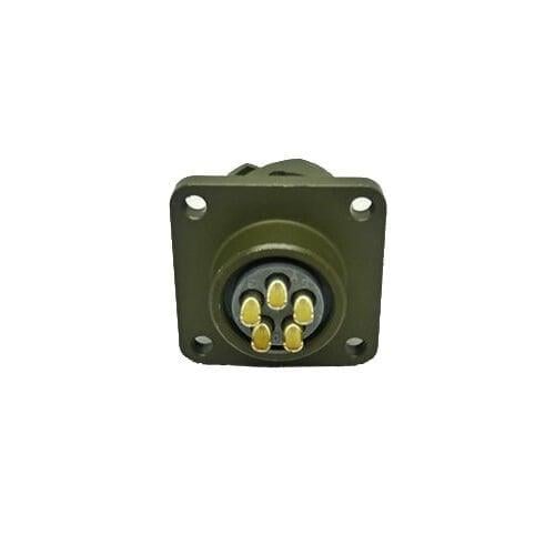 KDB02E 14S-5S Bayonet Tip 5 Pinli Panel Dişi Askeri Konnektör