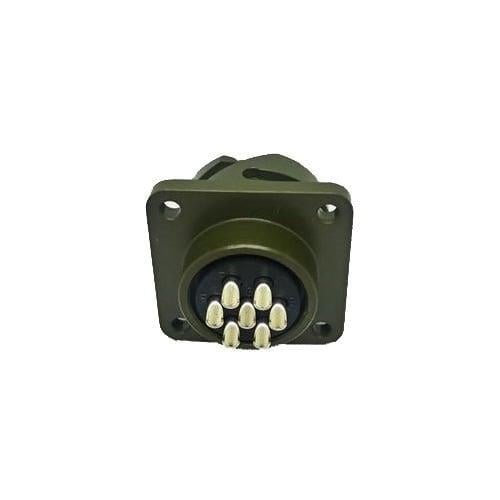 KDB02E 16S-1S Bayonet Tip 7 Pinli Panel Dişi Askeri Konnektör