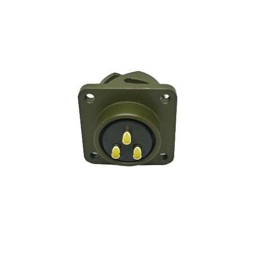 KDB02E 16S-5S Bayonet Tip 3 Pinli Panel Dişi Askeri Konnektör