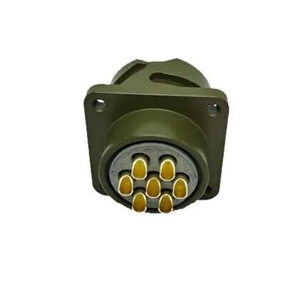 KDB02E 20-15P Bayonet Tip 7 Pinli Panel Erkek Askeri Konnektör