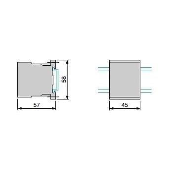 LC1K1601M7 16A (7,5 KW) 220VAC Bobinli 1NC Mini Kontaktör