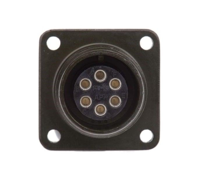 MS3102A 14S-6S Askeri Konnektör 6 Pin Dişi KUKDONG