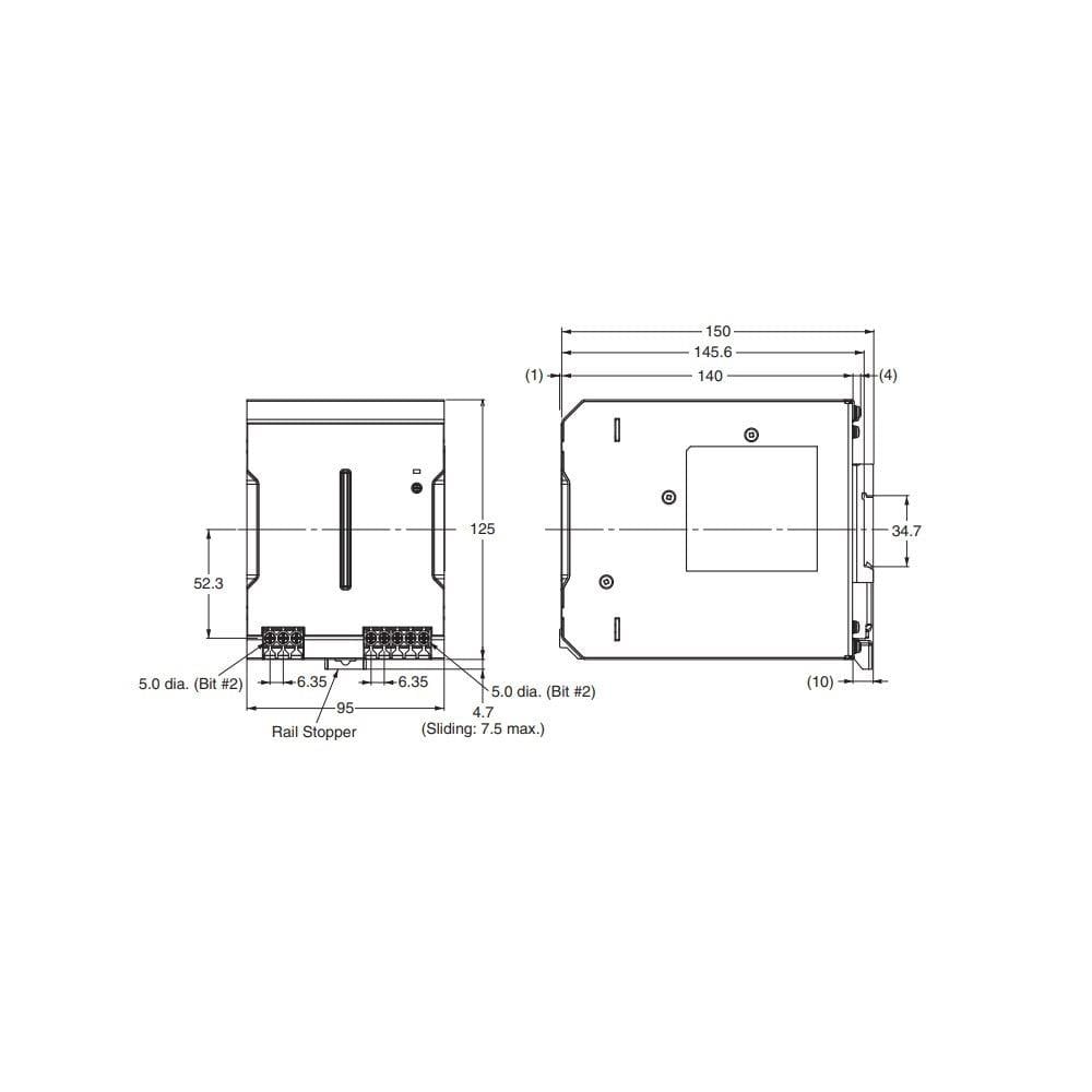 OMRON 24V DC 20A S8VK-C48024 Ray Tipi Güç Kaynağı