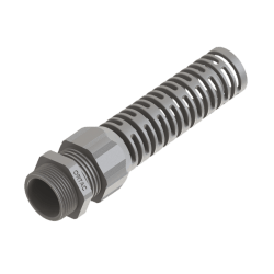 PG11 Spiral Uçlu Etanj Tip Polyamid Kablo Rakoru Gri 100 Adet ORG-21 ORTAÇ