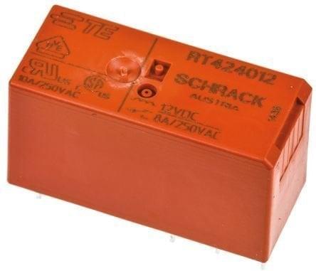 RT424012C (012 VDC 2 C/O 08A PCB RÖLE 8 PIN ŞEFFAF)