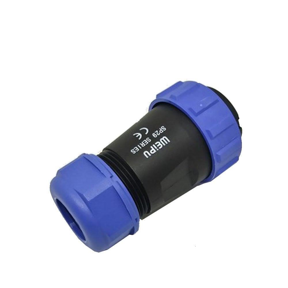 SP2910/S10 10 Pinli Dişi IP68 Plastik Seyyar Tipi Konnektör Weipu
