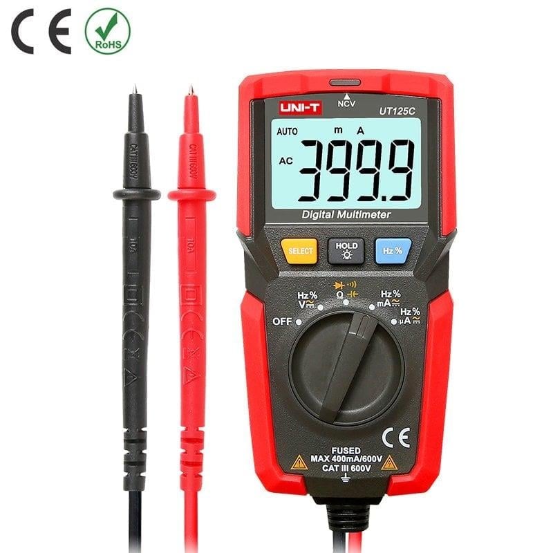 Uni-T UT125C Dijital Multimetre, Cep Boy Ölçü Aleti unit
