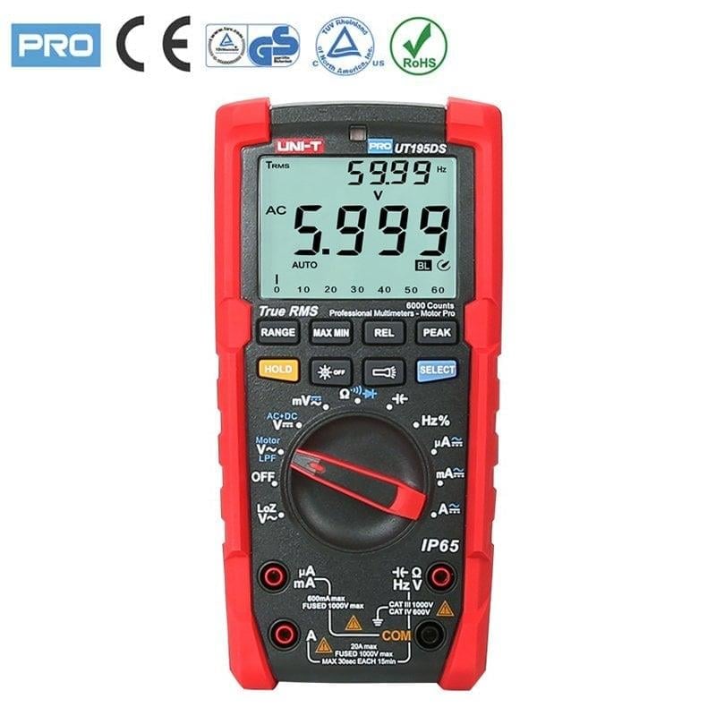 Uni-T UT195DS Profesyonel Multimetre, IP65 Test Cihazı