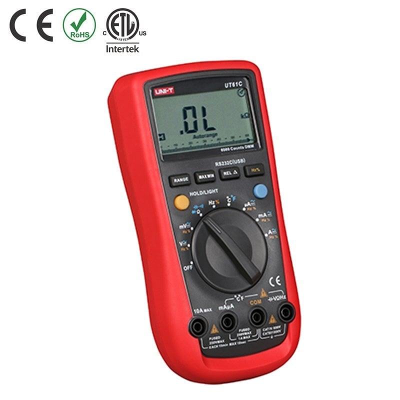 Uni-T UT61C Dijital Multimetre, Ölçü Aleti unit