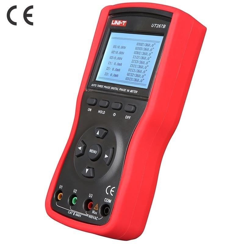Unit UT267B Dijital Akıllı 2/3 Fazlı Fazmetre