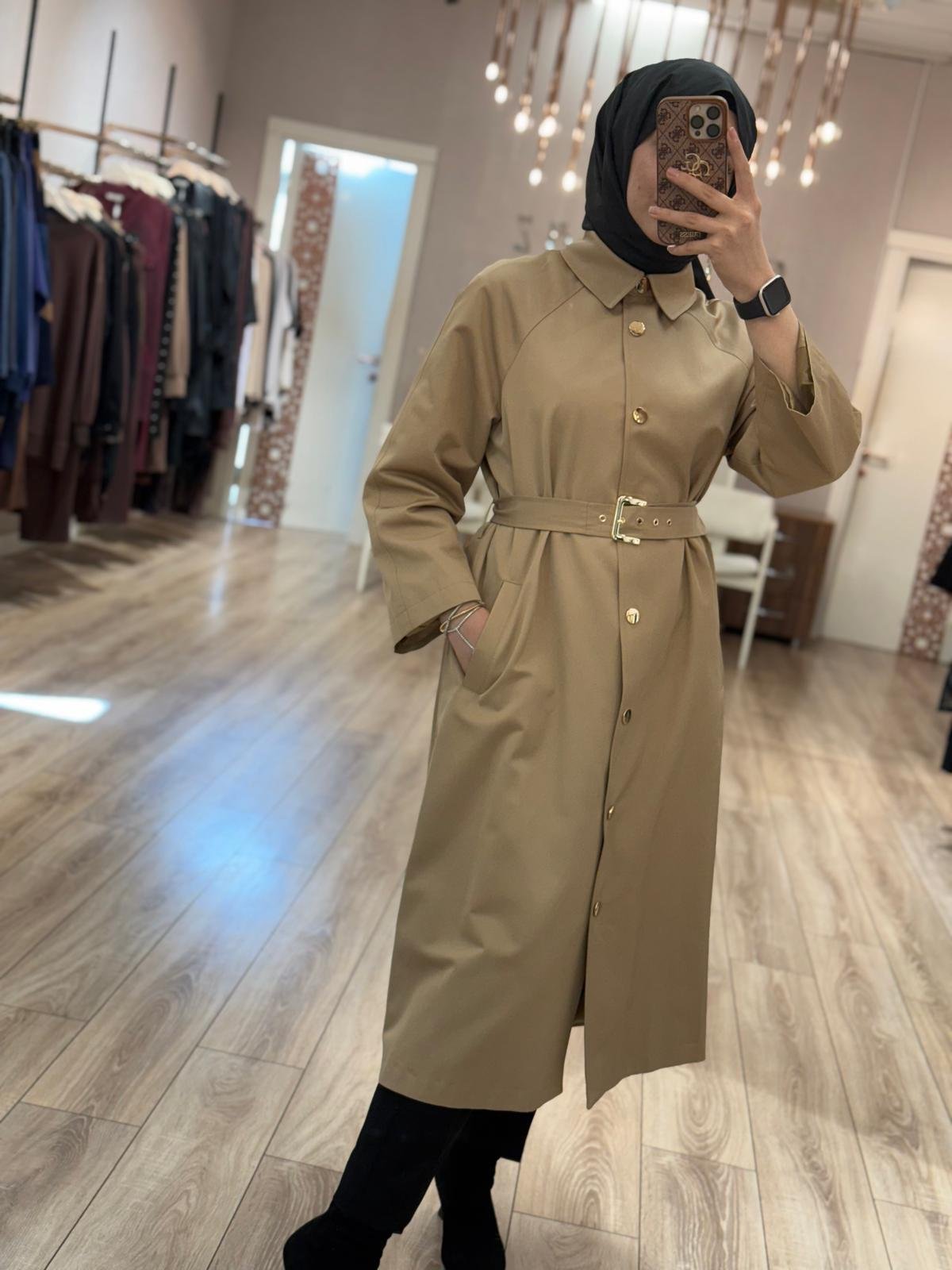 Ghisa Çıtçıtlı Trenç