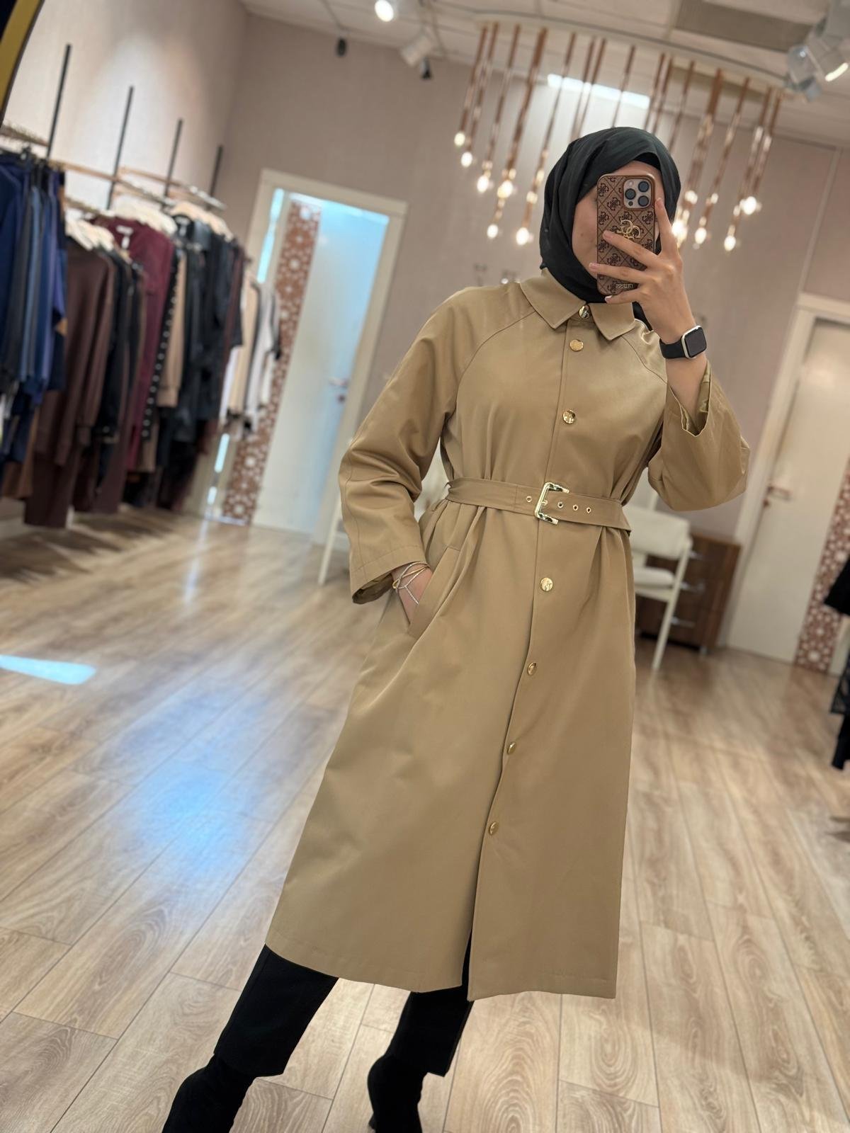 Ghisa Çıtçıtlı Trenç