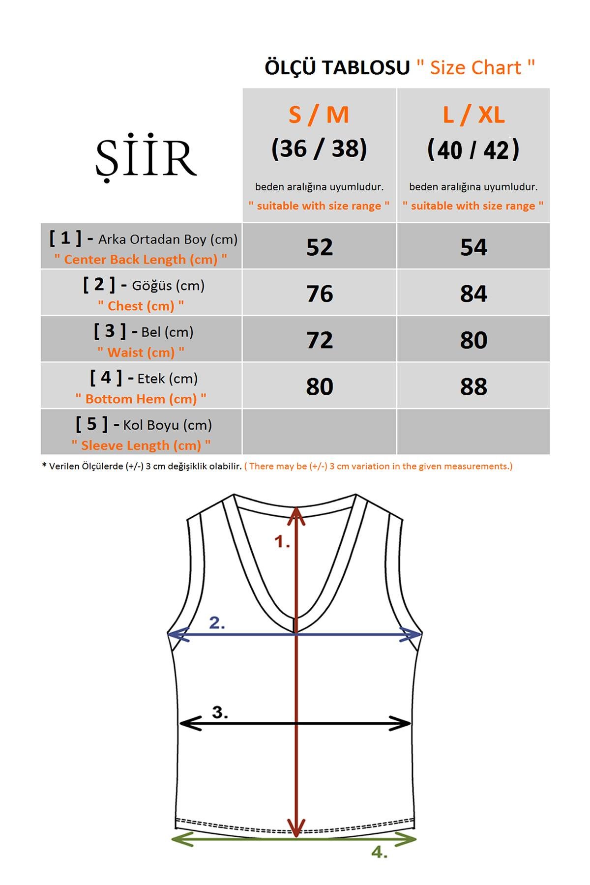 Suleja Slim Fit V Yaka Dokulu Kolsuz Top & Kadın Bluz - Ekru
