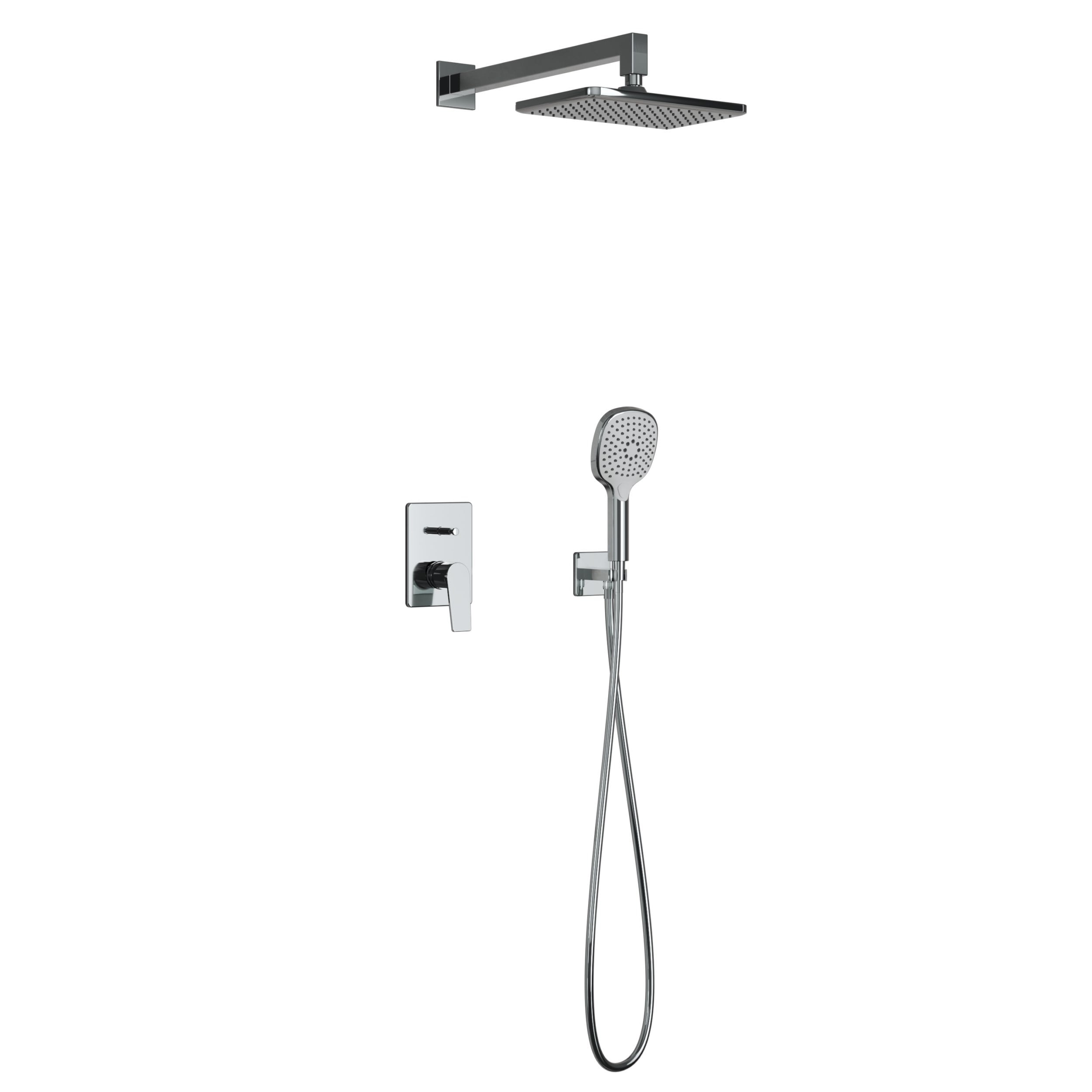 Adell Azure Optimal Ankastre Duş Seti - Krom - 2 Yollu Çıkış | 15680721