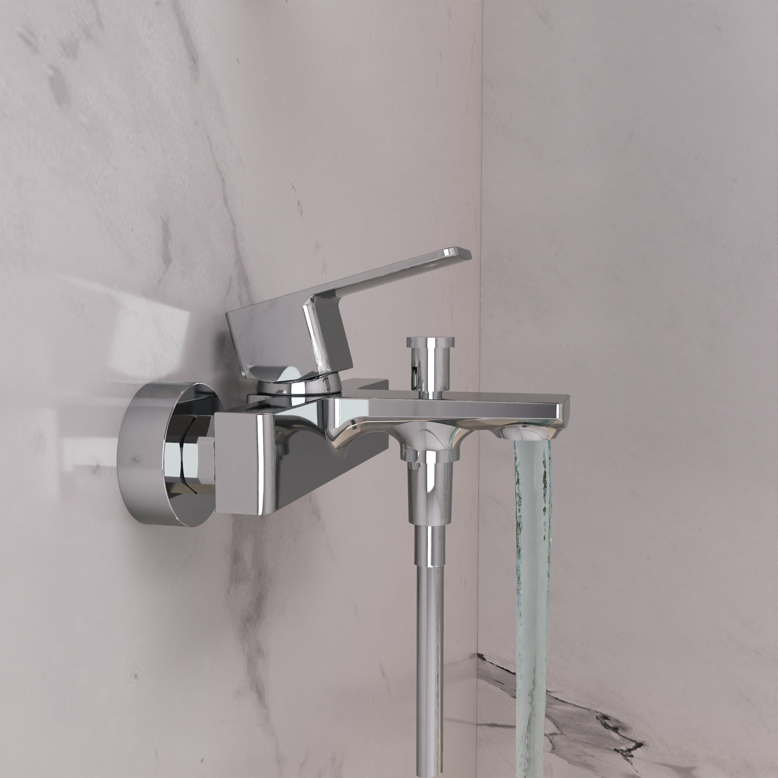 Adell Bloc Banyo Bataryası -Parlak Krom | 15940501