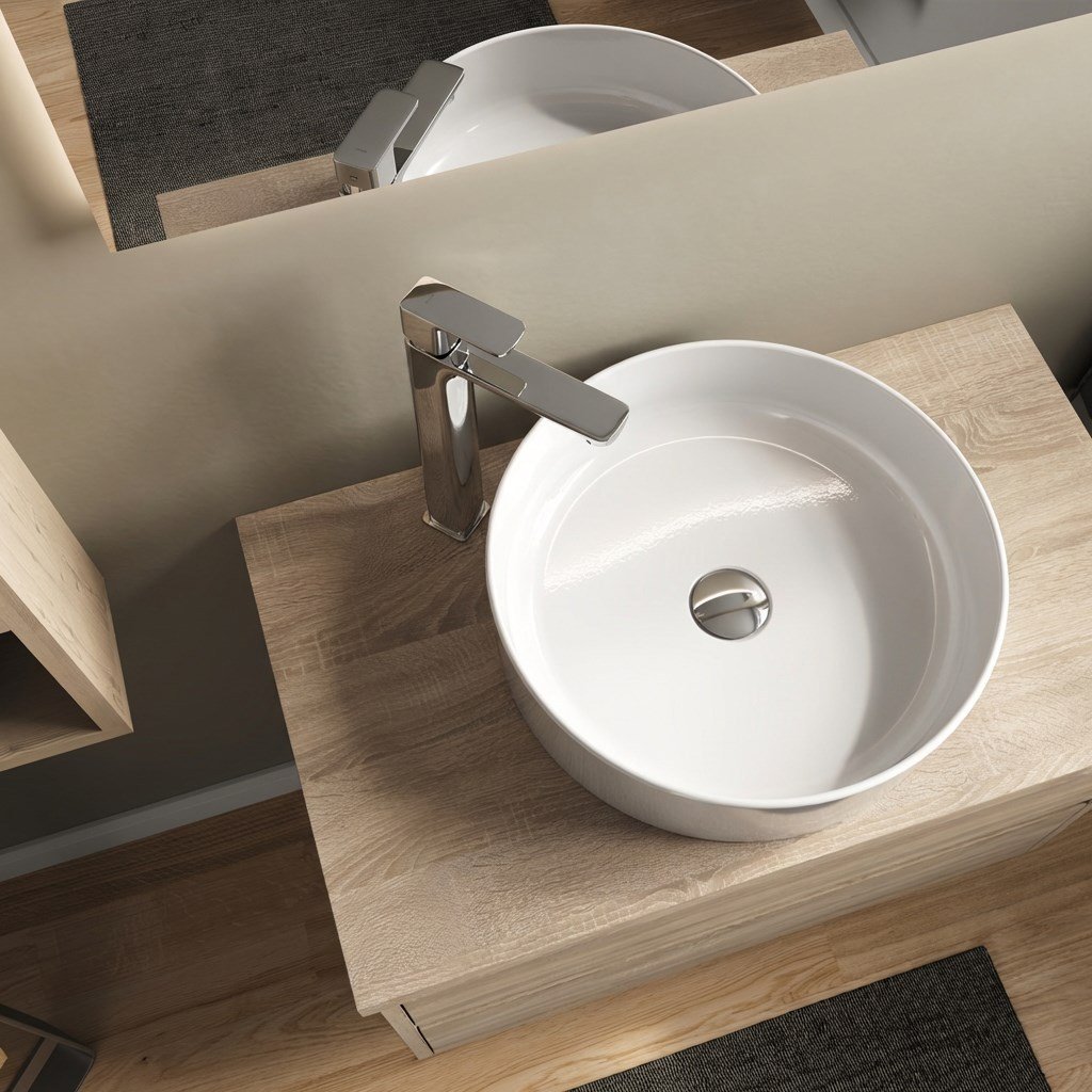 Adell Bloc Uzun Lavabo Bataryası -Parlak Krom-15940151