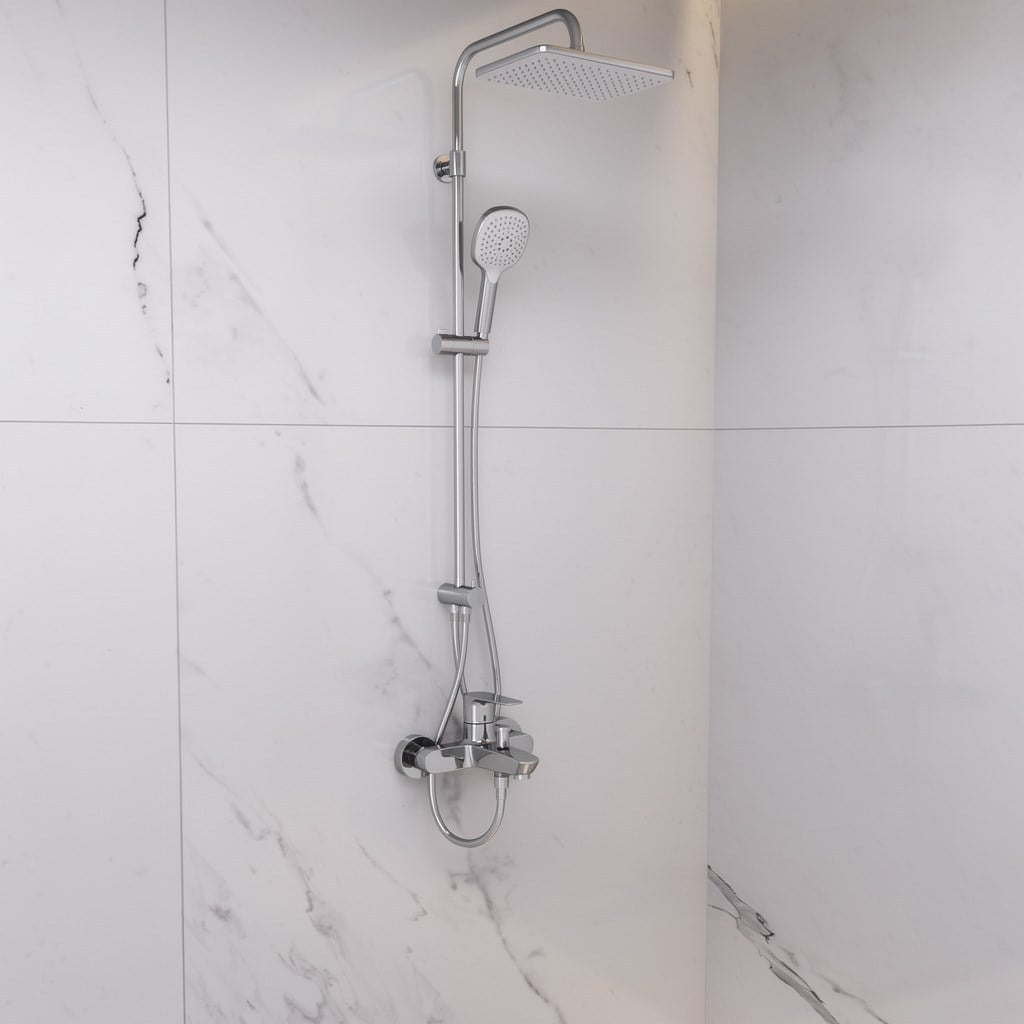 Adell Lea  Banyo  Bataryası -Parlak Krom-15920501