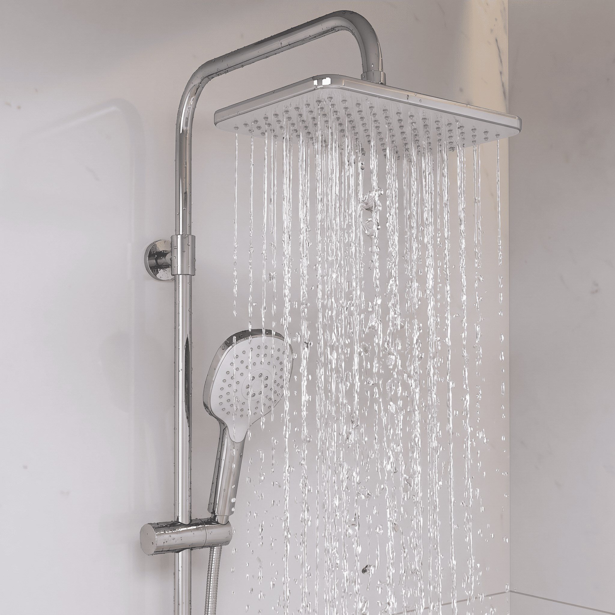 Adell Lea  Banyo  Bataryası -Parlak Krom-15920501