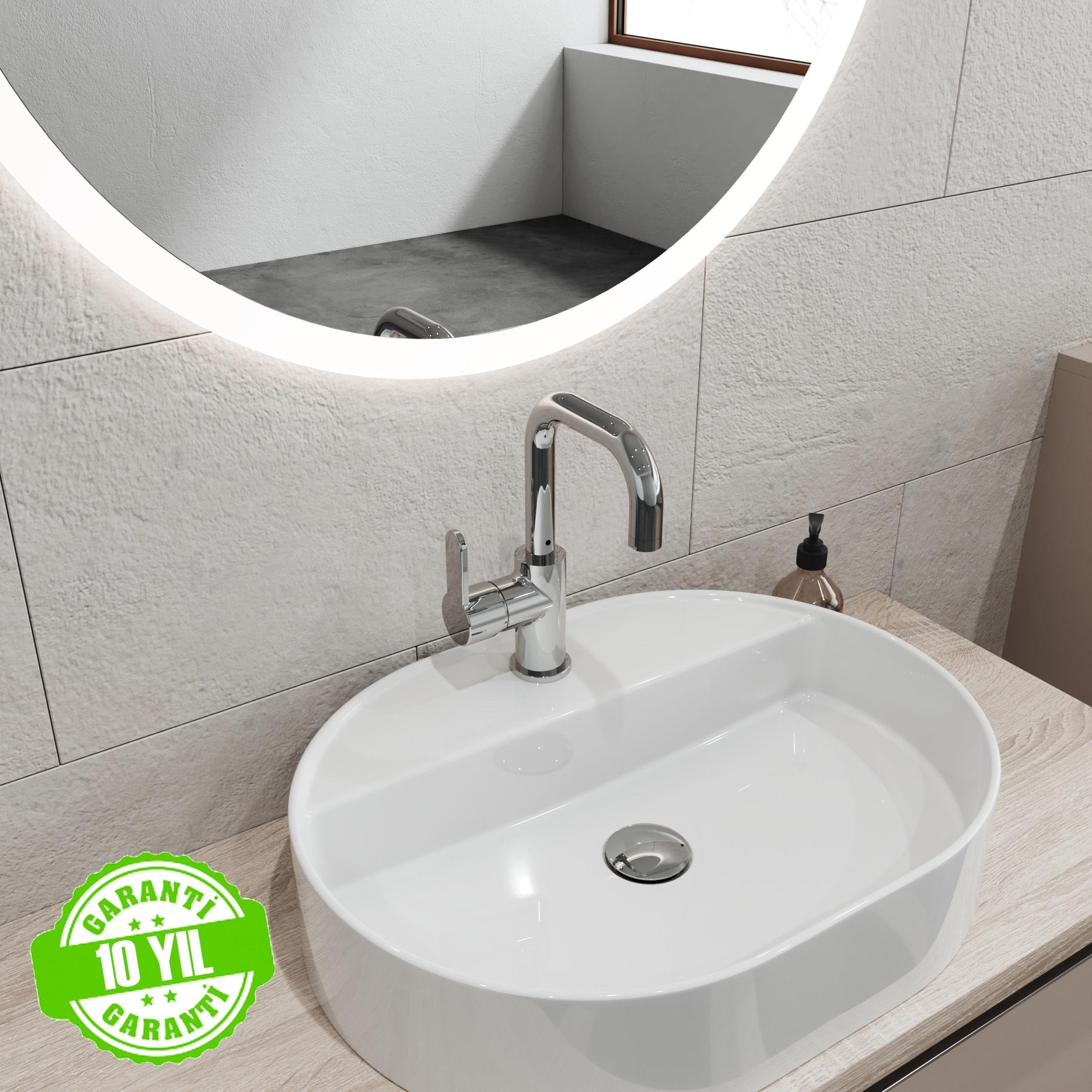Adell Lento Kuğu Lavabo Bataryası - Parlak Krom 3/8 | 15492231