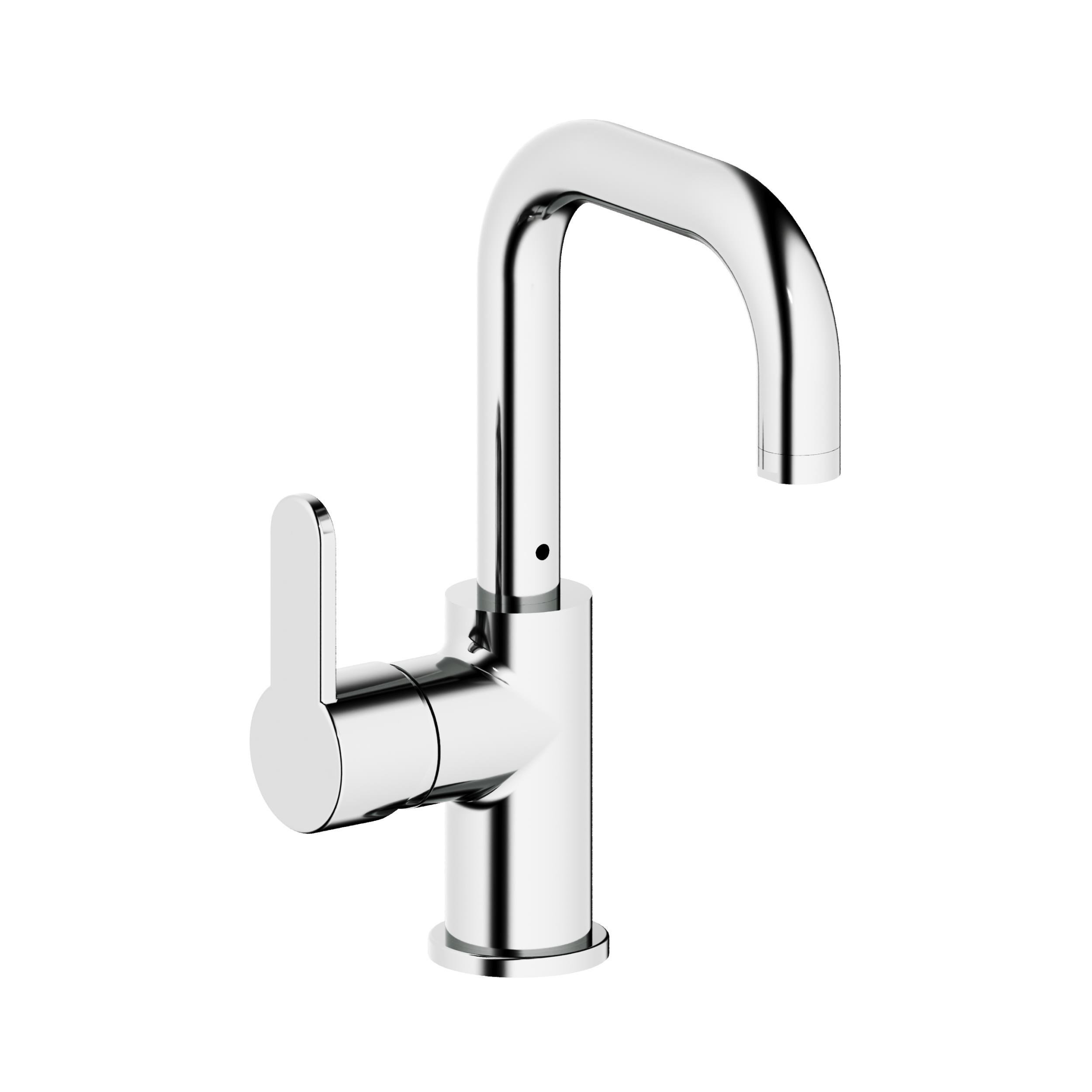 Adell Lento Kuğu Lavabo Bataryası - Parlak Krom 3/8 | 15492231