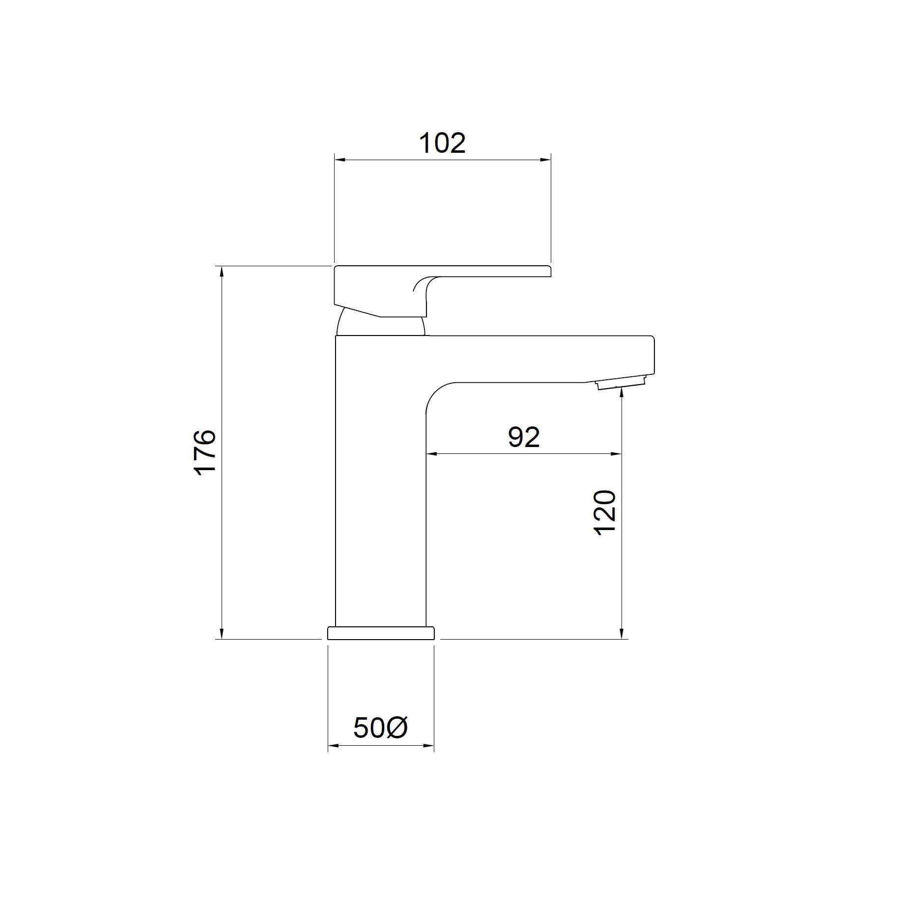 Adell Lento Lavabo Bataryası - Medium - Parlak Krom | 15490171