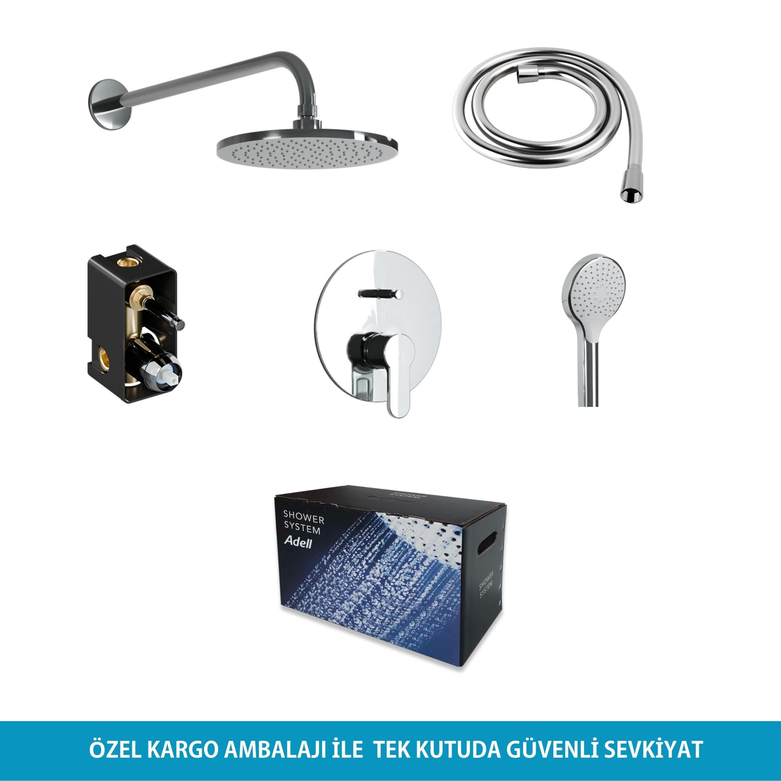 Adell Lento Optimal Ankastre Set -Krom - 2 Yollu Çıkış | 15490721