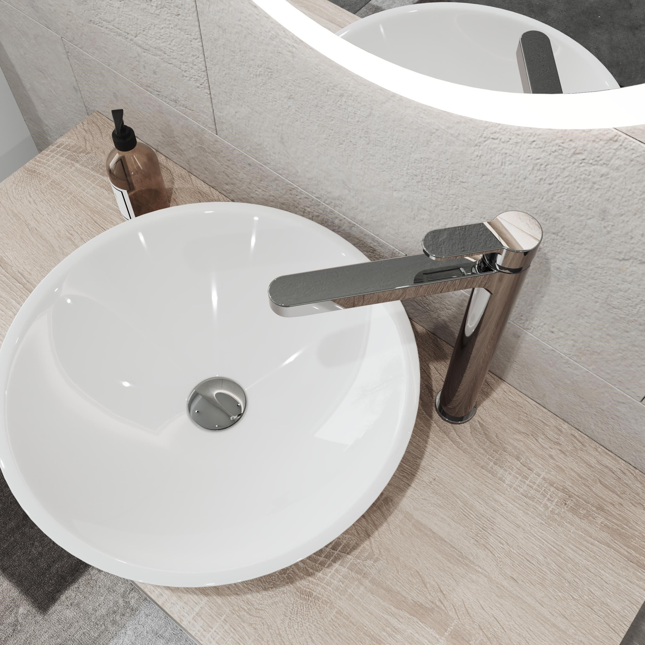Adell Lento Uzun Lavabo Bataryası – Krom | 15490151