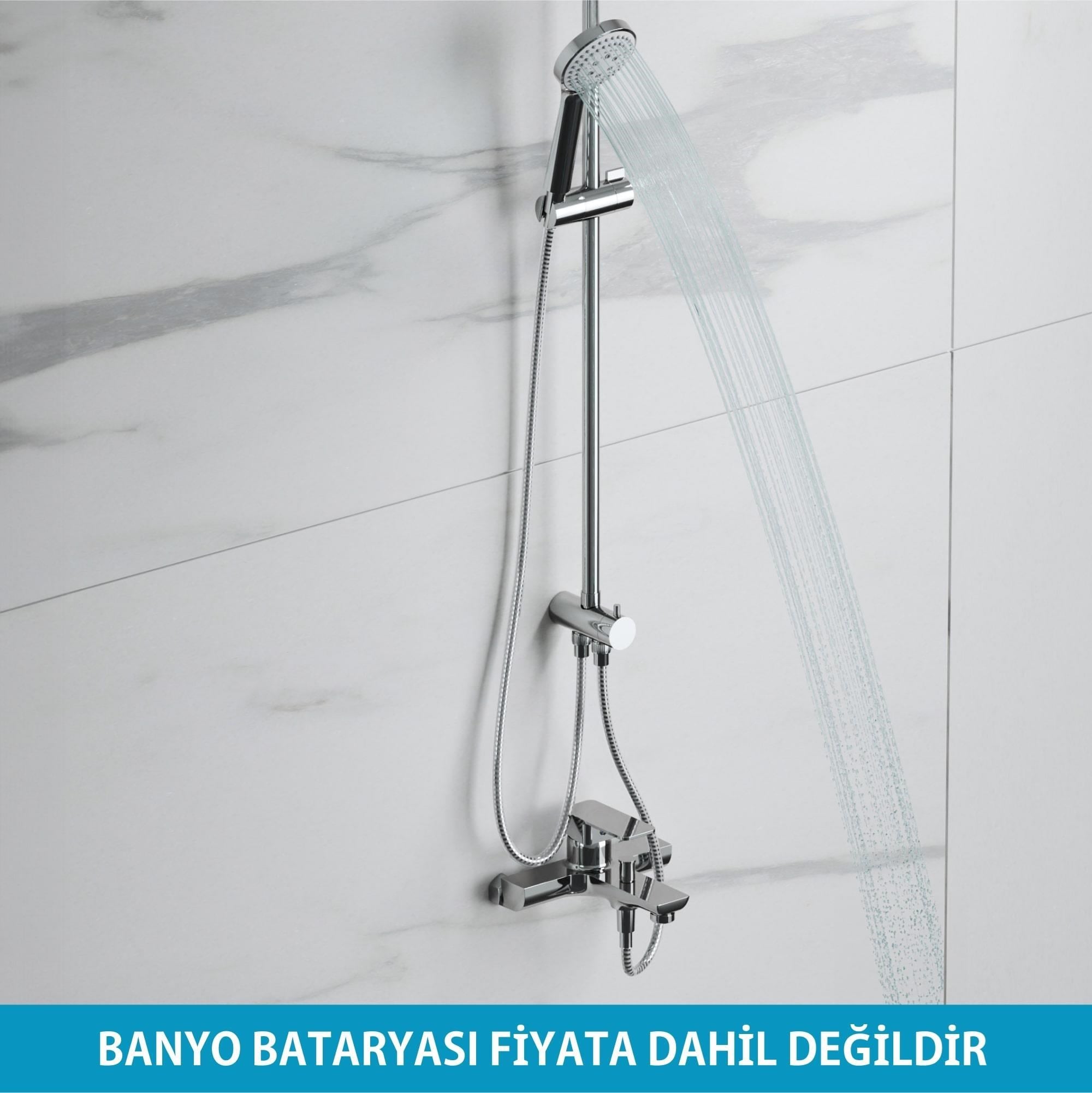 Adell Lido Rain Duş Sistemi -Krom | 15780201