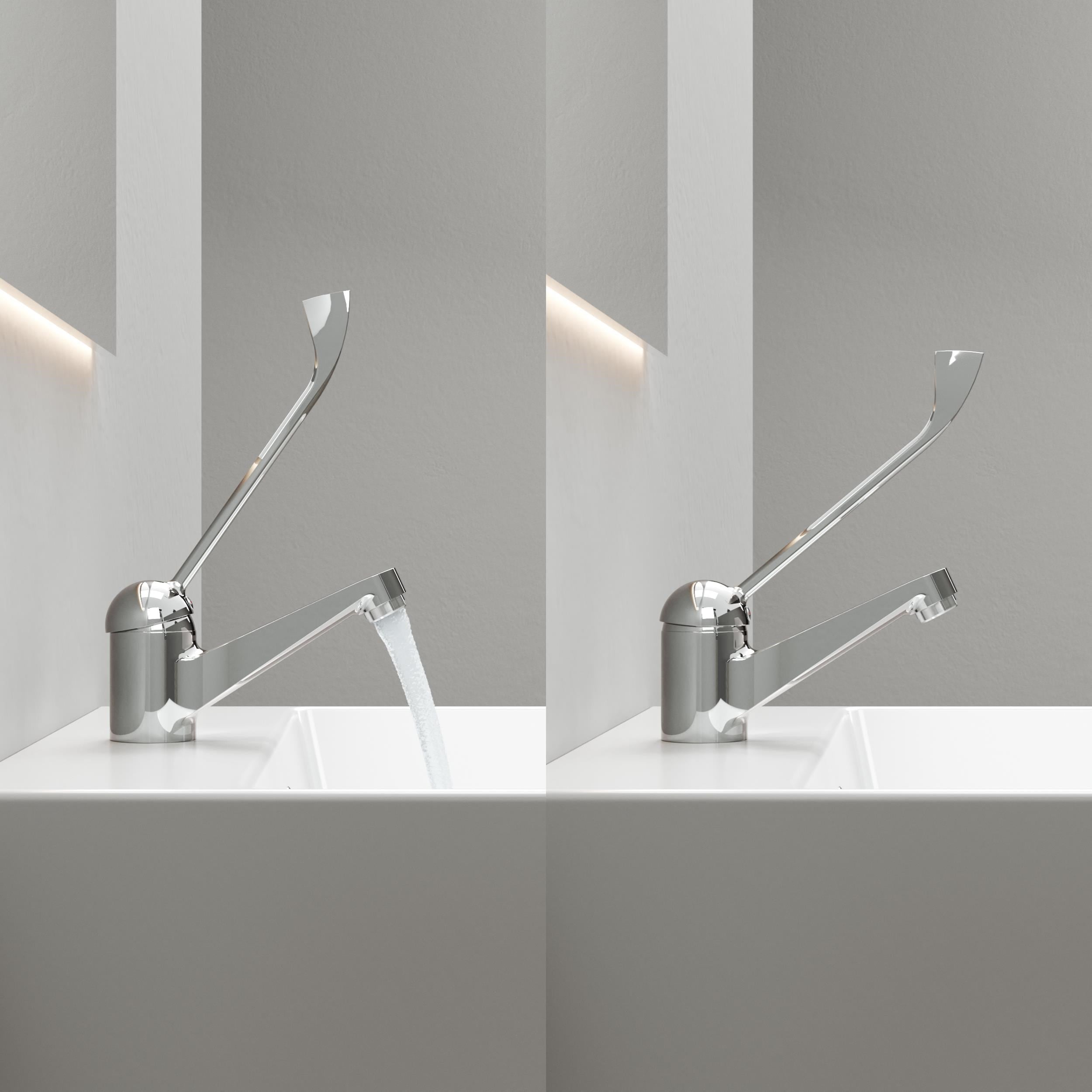 Aqua Bagno Basic Bedensel Engelli Lavabo Bataryası | 30.39.62.01.01