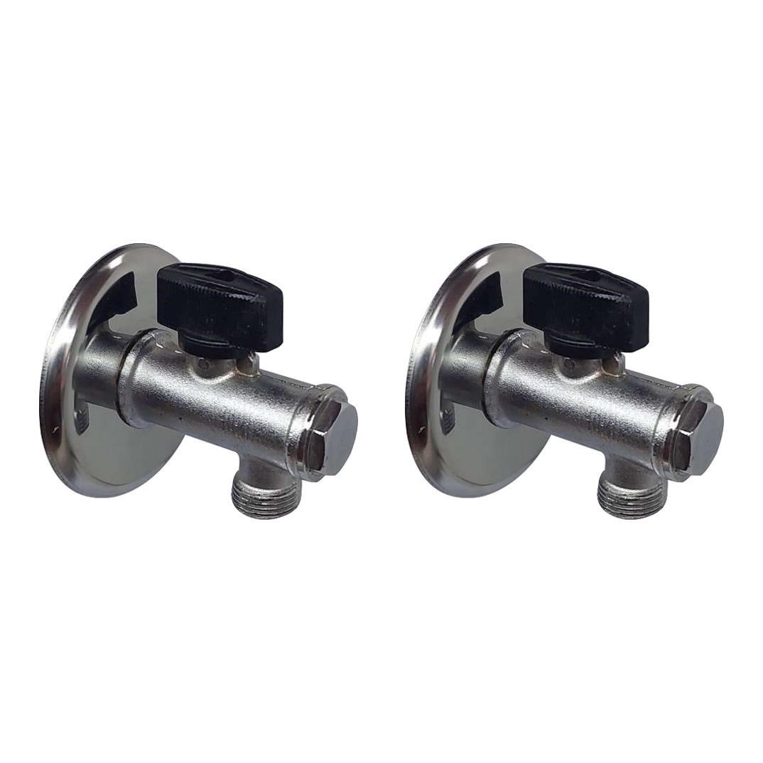 Aqua Bagno Basic Filitreli Ara Musluk 1/2-3/8 - 2’li Set | 30.39.80.01.01.S2