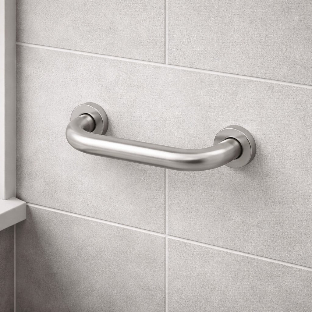Aqua Bagno Basic Tutunma Barı 30 cm Paslanmaz Çelik 32 mm Banyo Engelli Tutamağı