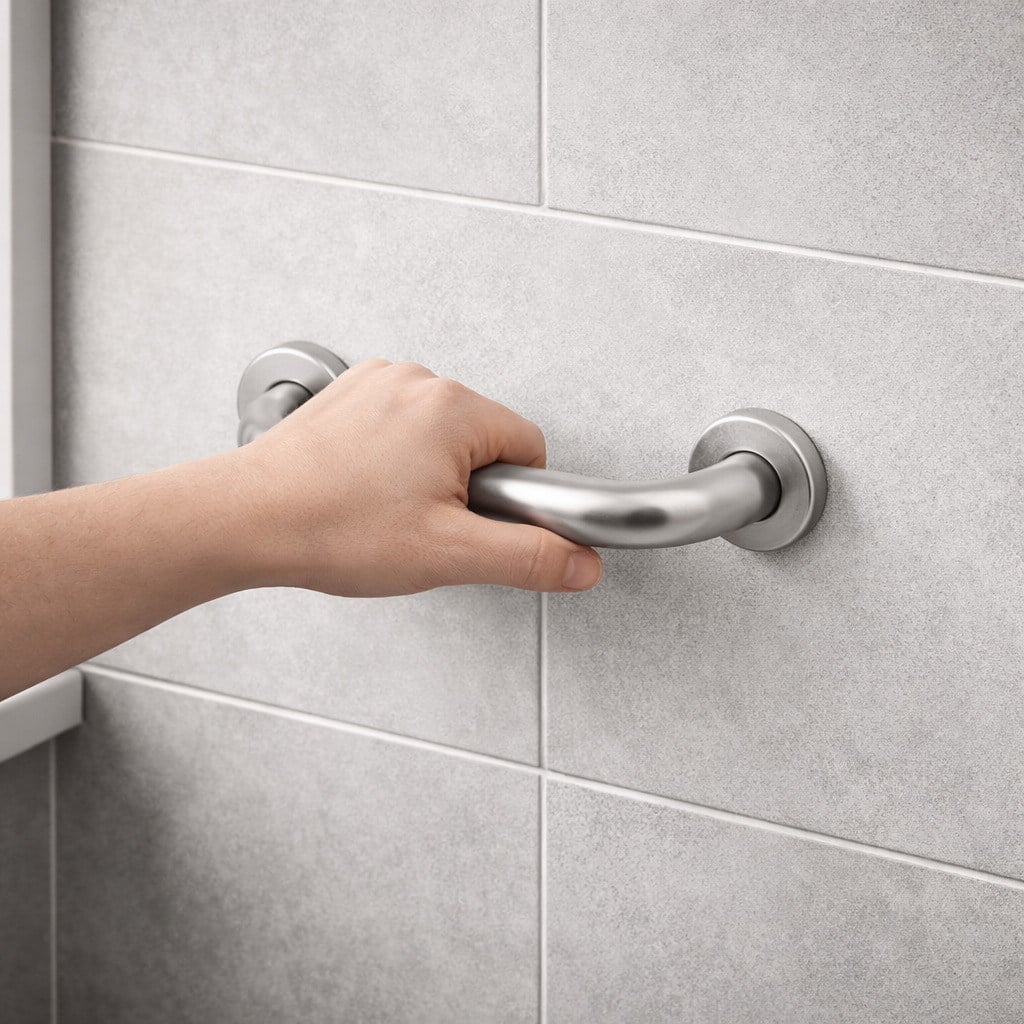 Aqua Bagno Basic Tutunma Barı 30 cm Paslanmaz Çelik 32 mm Banyo Engelli Tutamağı