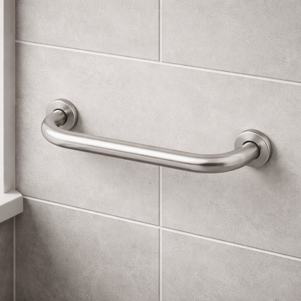 Aqua Bagno Basic Tutunma Barı 50 cm Paslanmaz Çelik 32 mm Banyo Engelli Tutamağı